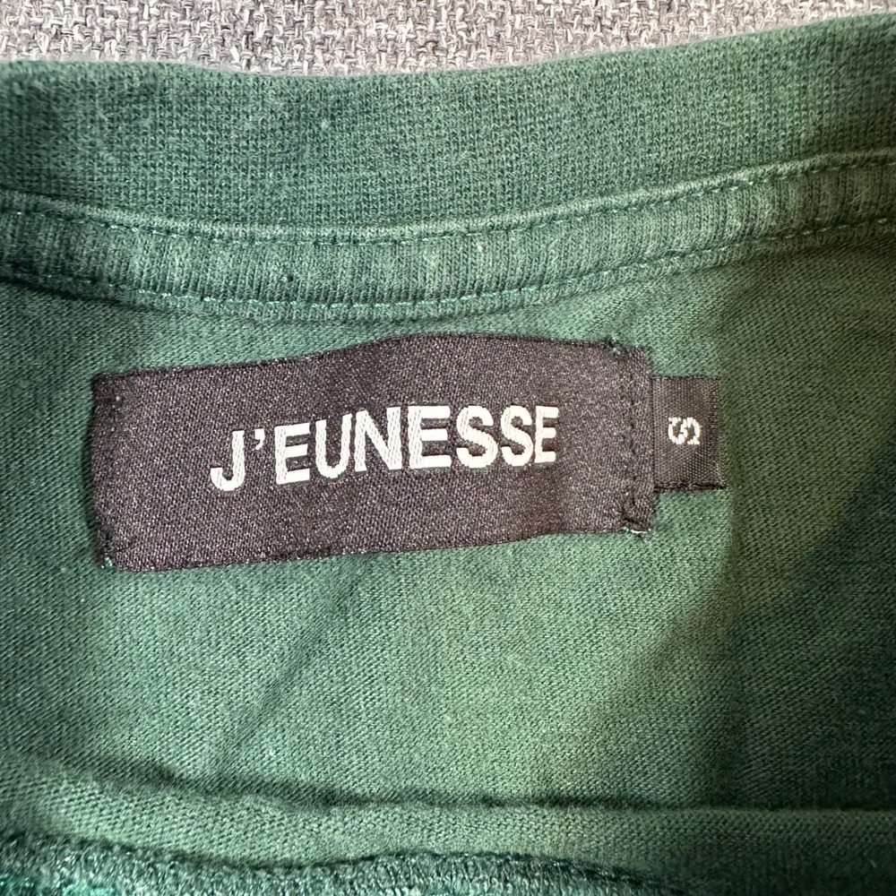 J'EUNESSE Maison De J'Eunesse Graphic T-Shirt Green SS18-19 Korea Cotton Small‎ - Picture 3 of 11